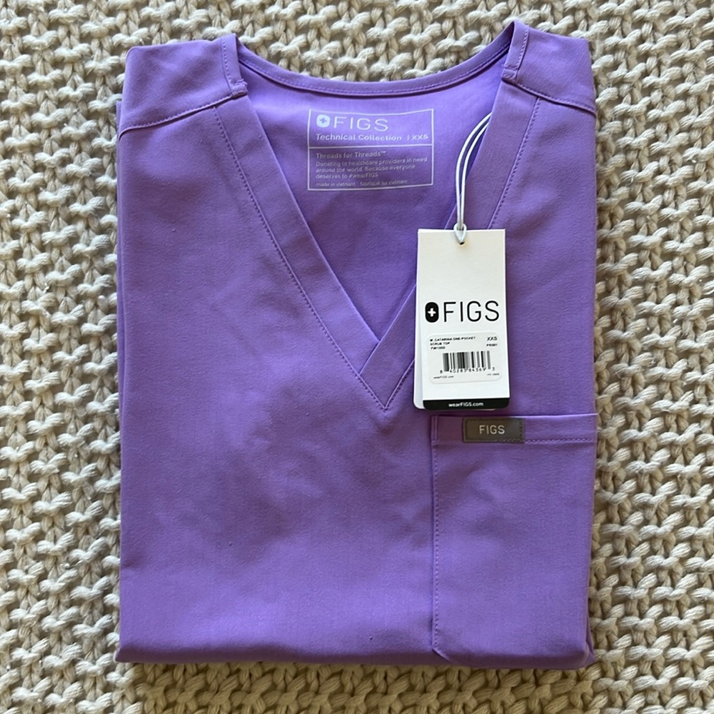 FIGS XXS Catarina One Pocket Scrub Top